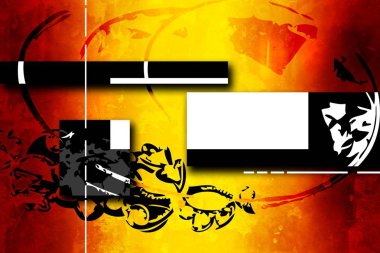 soyut renk tasarımı sanat illüstrasyonu