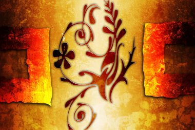 soyut renk tasarımı sanat illüstrasyonu