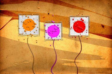 soyut renk tasarımı sanat illüstrasyonu