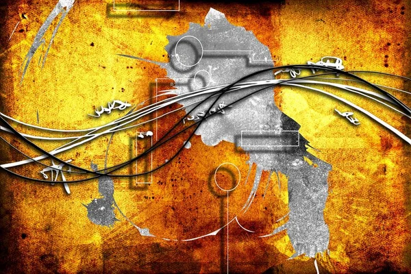 soyut renk tasarımı sanat illüstrasyonu