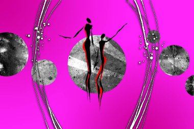 soyut renk tasarımı sanat illüstrasyonu