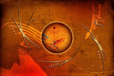 soyut renk tasarımı sanat illüstrasyonu