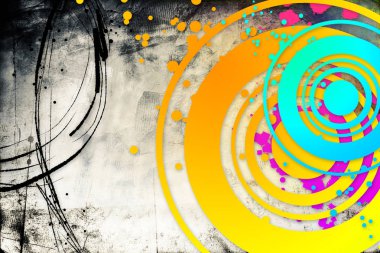 soyut renk tasarımı sanat illüstrasyonu