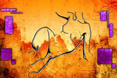 çıplak renk sanat tasarlamak