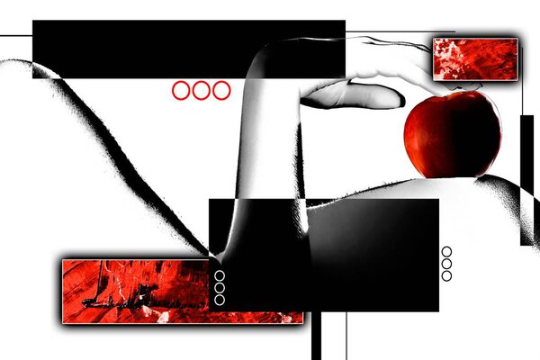 Обнажённая абстрактная иллюстрация цветового дизайна
