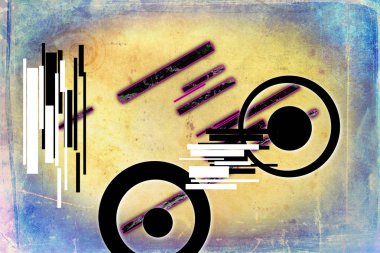 soyut renk tasarımı sanat illüstrasyonu