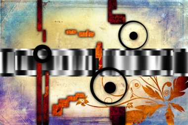 soyut renk tasarımı sanat illüstrasyonu