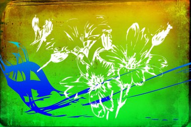 soyut renk tasarımı sanat illüstrasyonu