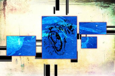 soyut renk tasarımı sanat illüstrasyonu