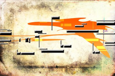 soyut renk tasarımı sanat illüstrasyonu