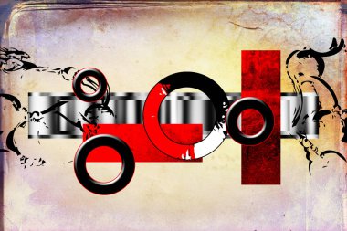 soyut renk tasarımı sanat illüstrasyonu