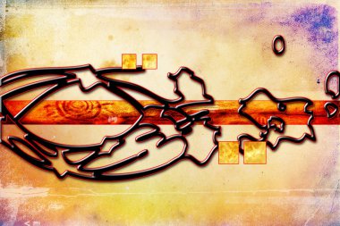 soyut renk tasarımı sanat illüstrasyonu