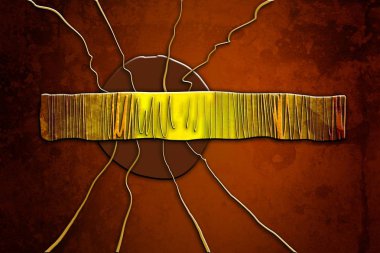 soyut renk tasarımı sanat illüstrasyonu