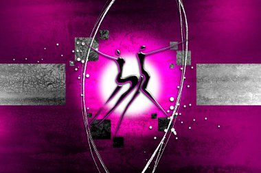 soyut renk tasarımı sanat illüstrasyonu