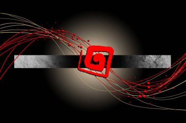 soyut renk tasarımı sanat illüstrasyonu