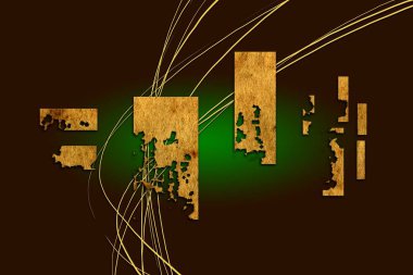 soyut renk tasarımı sanat illüstrasyonu