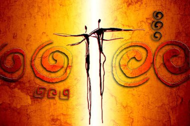 soyut renk tasarımı sanat illüstrasyonu