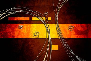 soyut renk tasarımı sanat illüstrasyonu