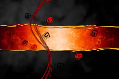 soyut renk tasarımı sanat illüstrasyonu