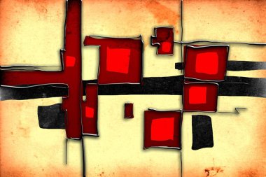 soyut renk tasarımı sanat illüstrasyonu