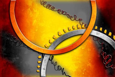 soyut renk tasarımı sanat illüstrasyonu