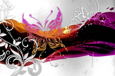 soyut renk tasarımı sanat illüstrasyonu