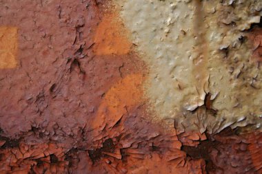 doku fırça eski metal plaka