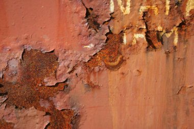 doku fırça eski metal plaka