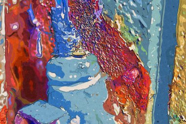 soyut renk tasarımı sanat illüstrasyonu