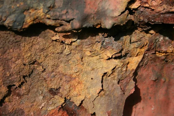 오래 된 금속 격판덮개, 텍스처를 닦 았 — 스톡 사진