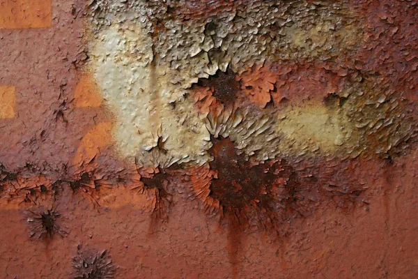 Placa de metal velho, textura escovada — Fotografia de Stock