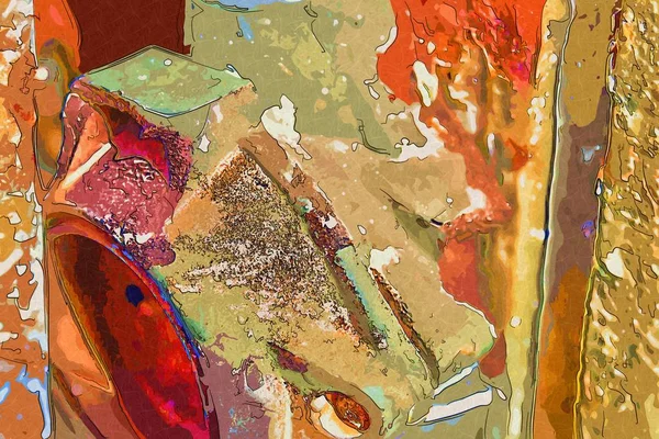 soyut renk tasarımı sanat illüstrasyonu