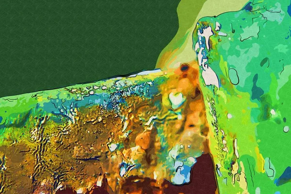 soyut renk tasarımı sanat illüstrasyonu