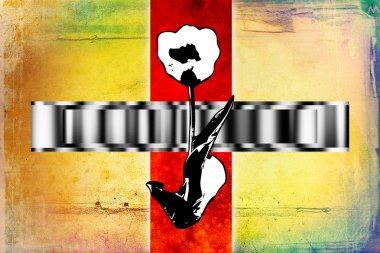 Sanat illüstrasyonu çiçekli klasik arkaplan