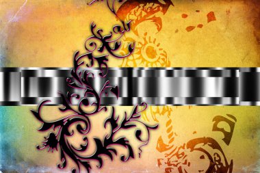 soyut renk tasarımı sanat illüstrasyonu