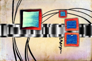 soyut renk tasarımı sanat illüstrasyonu