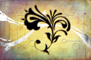 soyut renk tasarımı sanat illüstrasyonu