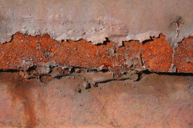 doku fırça eski metal plaka