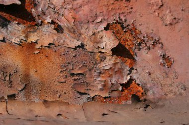 doku fırça eski metal plaka