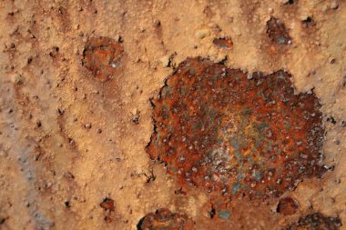 doku fırça eski metal plaka