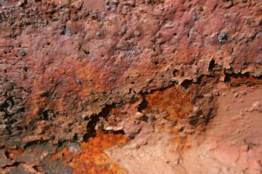 doku fırça eski metal plaka