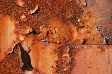 doku fırça eski metal plaka