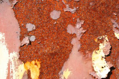 doku fırça eski metal plaka