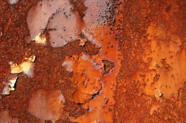 doku fırça eski metal plaka