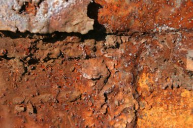 doku fırça eski metal plaka