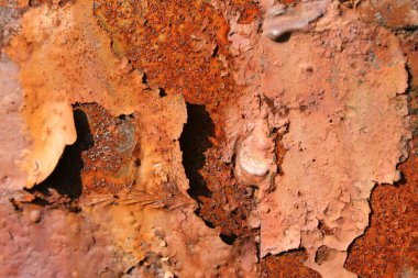 doku fırça eski metal plaka