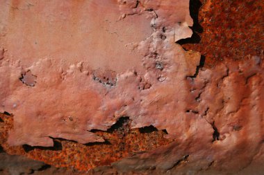 doku fırça eski metal plaka