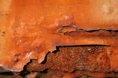 doku fırça eski metal plaka