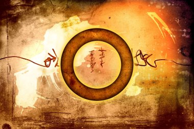 soyut renk tasarımı sanat illüstrasyonu