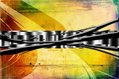 soyut renk tasarımı sanat illüstrasyonu